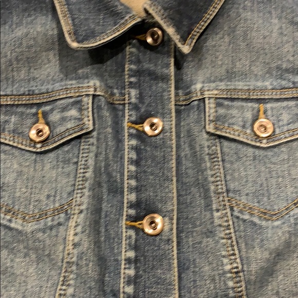 Ann Taylor Loft Jean jacket size 14 - Picture 3 of 8